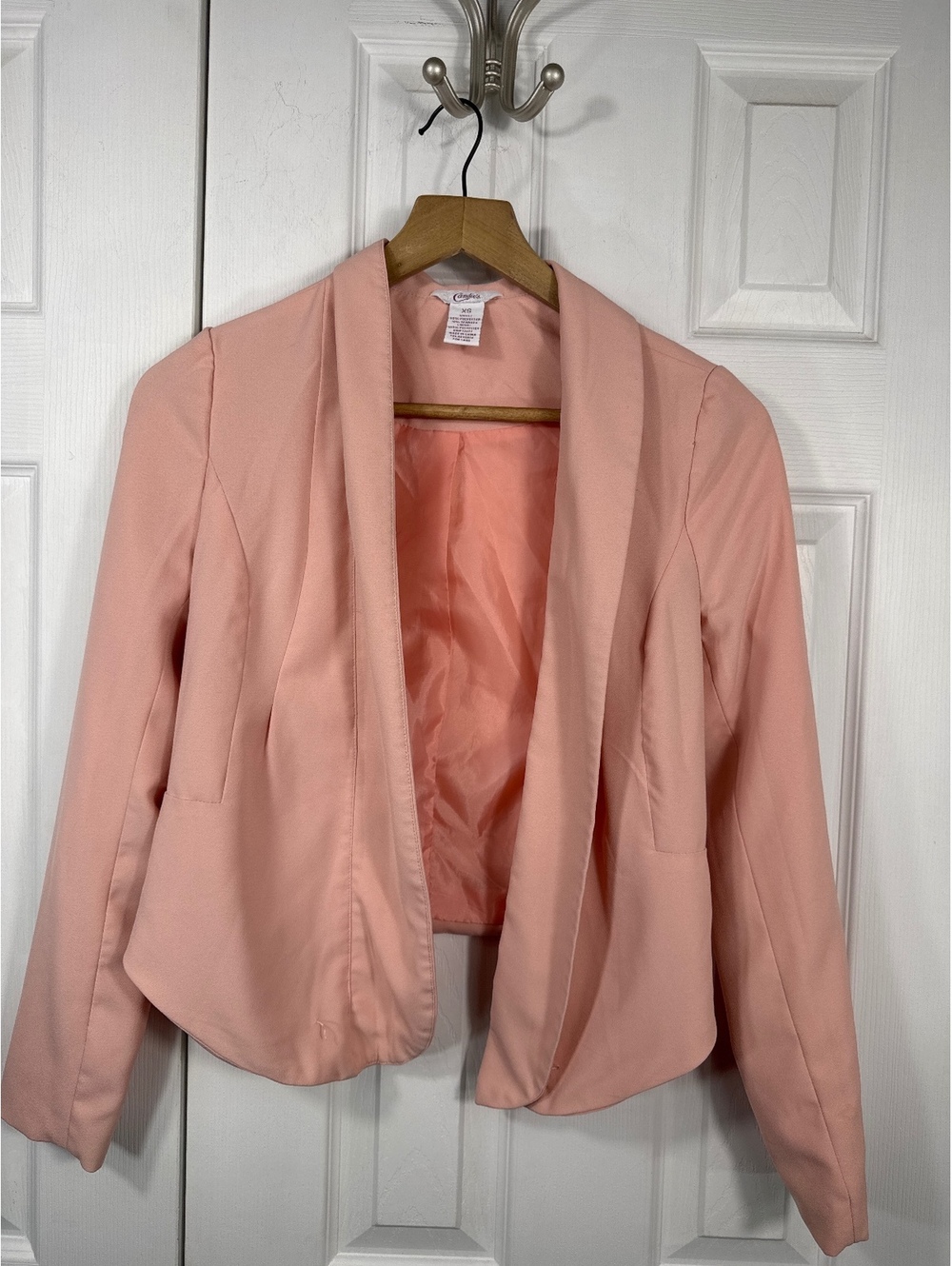 Candie's Peach Pink Blazer Jacket XS